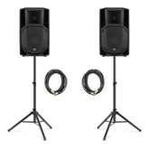 2x RCF ART712-A (MK4) 1400 W aktiver 2-Wege-Lautsprecher (Paket 1)